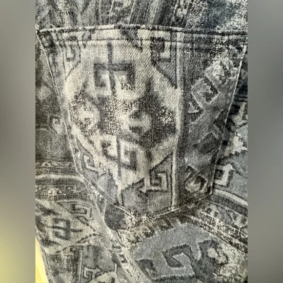 Lauren Ralph Lauren Modern Straight Aztec Southwestern lrl 12 bandana print boho - Picture 5 of 8